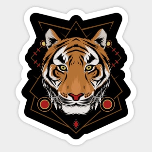 The Tiger Face Sticker